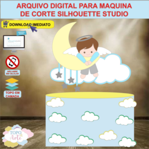 ARQUIVO de Corte Topo de Bolo Anjo Anjinho - 02