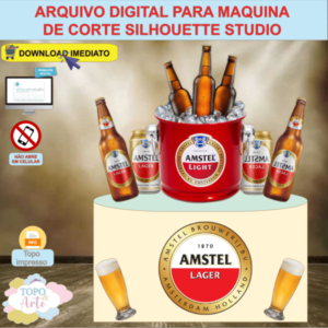 ARQUIVO de Corte Topo de Bolo Bar Boteco Amstel - 02