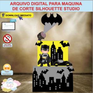 ARQUIVO de Corte Topo de Bolo Batman - 01