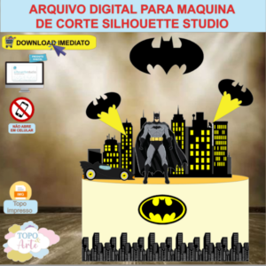 ARQUIVO de Corte Topo de Bolo Batman - 02