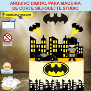 ARQUIVO de Corte Topo de Bolo Batman - 03