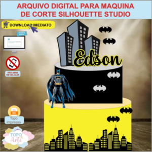 ARQUIVO de Corte Topo de Bolo Batman - 05