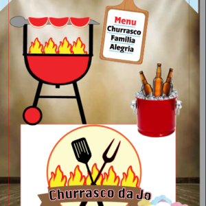 ARQUIVO de corte - Topo de bolo CHURRASCO 01