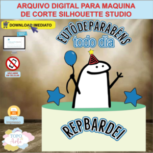 ARQUIVO de Corte Topo de Bolo Flork - 01