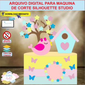 ARQUIVO de Corte Topo de Bolo Jardim Encantado 01