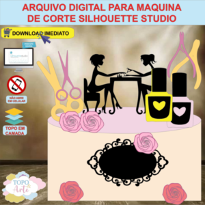 ARQUIVO de Corte Topo de Bolo Manicure - 02