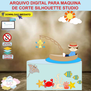 ARQUIVO de Corte Topo de Bolo Pescador - 02