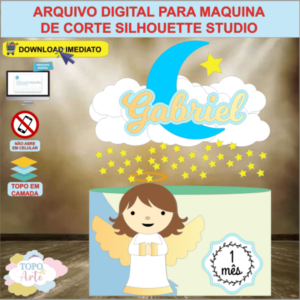 ARQUIVO de Corte Topo de Bolo Anjo Anjinho - 03
