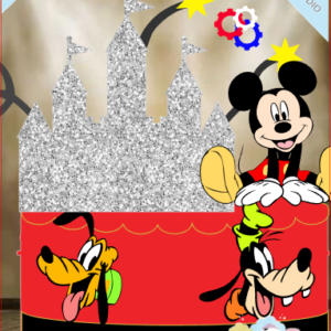 ARQUIVO de Corte Topo de Bolo Mickey - 10