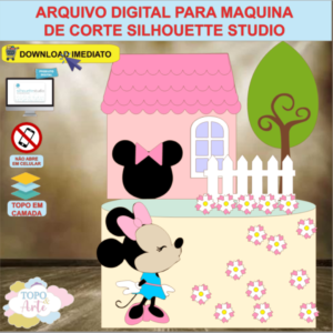 ARQUIVO de Corte Topo de Bolo Minnie Mouse - 12
