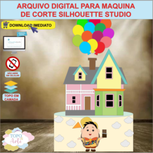 ARQUIVO de Corte Topo de Bolo Up Altas Aventuras - 03