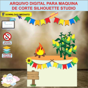 ARQUIVO de Corte Topo de Bolo Festa Junina - 70