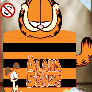 ARQUIVO de Corte Topo de Bolo Garfield - 01