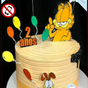 ARQUIVO de Corte Topo de Bolo Garfield - 02