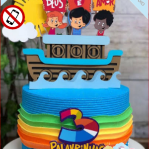 ARQUIVO de Corte Topo de Bolo 03 Palavrinhas - 02
