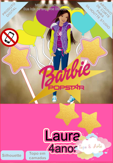 Arquivos Topo De Bolo Barbie png - Topo Arte sua loja de arquivos