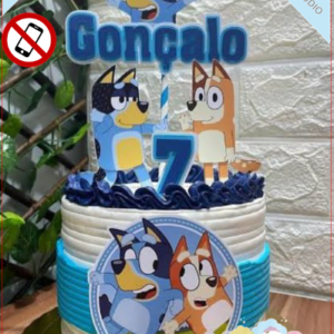 ARQUIVO de Corte Topo de Bolo Bluey - 01
