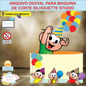 ARQUIVO de Corte Topo de Bolo Turma da Monica - 30