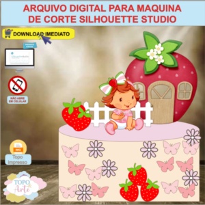ARQUIVO de Corte Topo de Bolo Moranguinho - 03