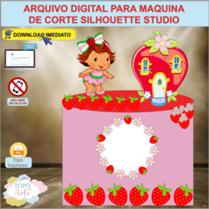 ARQUIVO de Corte Topo de Bolo Moranguinho - 06