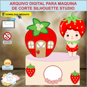 ARQUIVO de Corte Topo de Bolo Moranguinho - 07