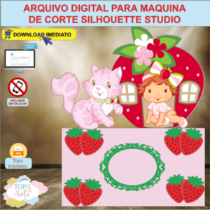 ARQUIVO de Corte Topo de Bolo Moranguinho - 08
