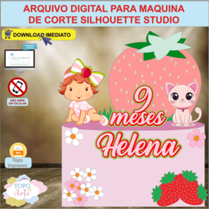 ARQUIVO de Corte Topo de Bolo Moranguinho - 12