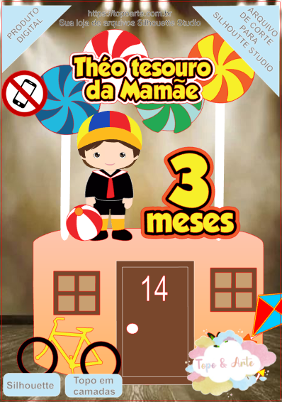 ARQUIVO de Corte Topo de Bolo Turma do Chaves Kiko - 13