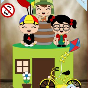 ARQUIVO de Corte Topo de Bolo  Turma do Chaves Kiko e Chiquinha - 10