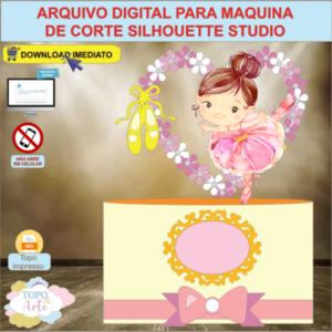 ARQUIVO de Corte Topo de Bolo Bailarina - 13