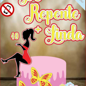 ARQUIVO de Corte Topo de Bolo De Repente Mais Linda - 01