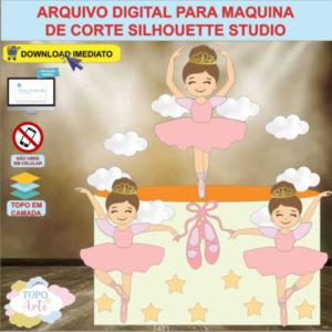 ARQUIVO de Corte Topo de Bolo Bailarina - 25