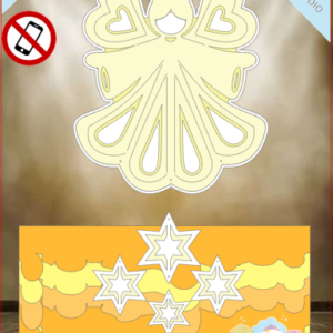 ARQUIVO de Corte Topo de Bolo Anjo de Natal- 18
