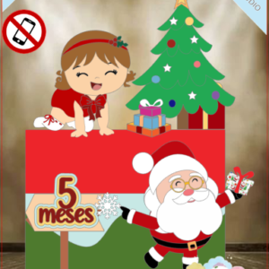 ARQUIVO de Corte Topo de Bolo Bebe de Natal- 19