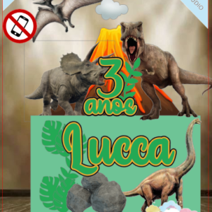 ARQUIVO de Corte Topo de Bolo Dinossauro - 33