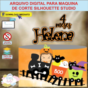ARQUIVO de Corte Topo de Bolo Halloween - 20