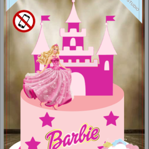 Arquivo De Corte Topo De Bolo Barbie Morena - Studio