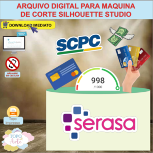 ARQUIVO de Corte Topo de Bolo Dinheiro Cobrança Serasa - 02