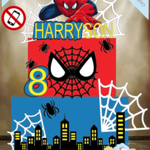 ARQUIVO de Corte Topo de Bolo Homem Aranha - 01