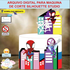ARQUIVO de Corte Topo de Bolo  Homem Aranha - 02