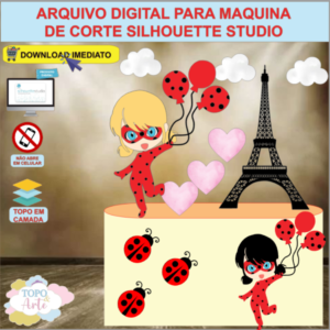 ARQUIVO de Corte Topo de Bolo LadyBug - 02