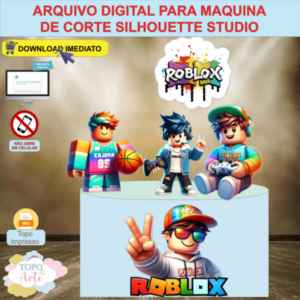 ARQUIVO de Corte Topo de Bolo Roblox - 11