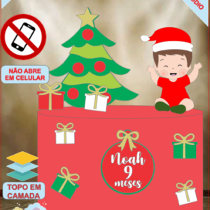ARQUIVO de Corte Topo de Bolo Bebe de Natal - 60