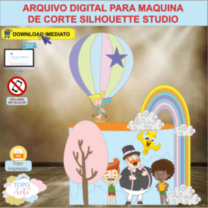 ARQUIVO de Corte Topo de Bolo Mundo Bita - 03
