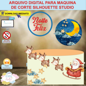ARQUIVO de Corte Topo de Bolo Natal do Papai Noel - 65