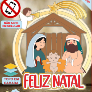 ARQUIVO de Corte Topo de Bolo Presepio de Natal - 103