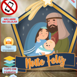 ARQUIVO de Corte Topo de Bolo Presepio de Natal - 91