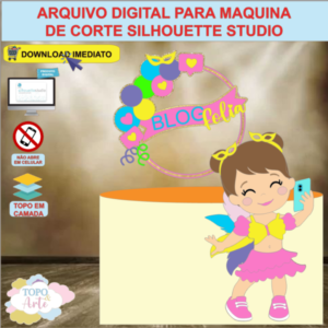 ARQUIVO de Corte Topo de Bolo Rede Social Blogueira - 12