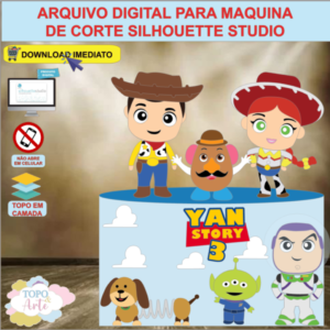 ARQUIVO de Corte Topo de Bolo Toy Story - 06
