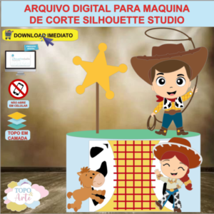 ARQUIVO de Corte Topo de Bolo Toy Story - 07
